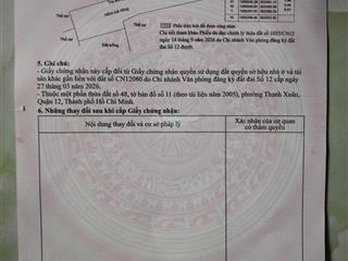 Đất thổ cư kdc hiện hữu đường hà huy giáp vào 30m.