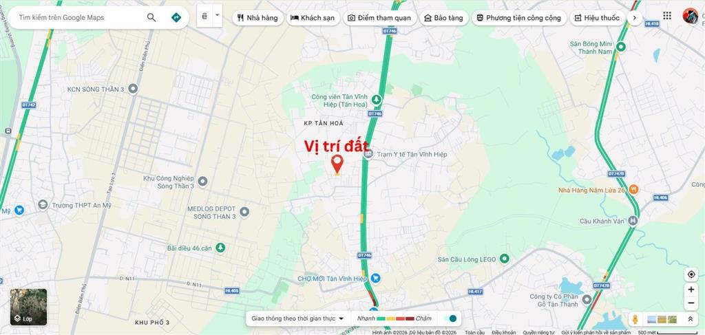Chính chủ gửi bán đất đẹp tân uyên 5 x 40m, đường nhựa, giá tốt hh 2%