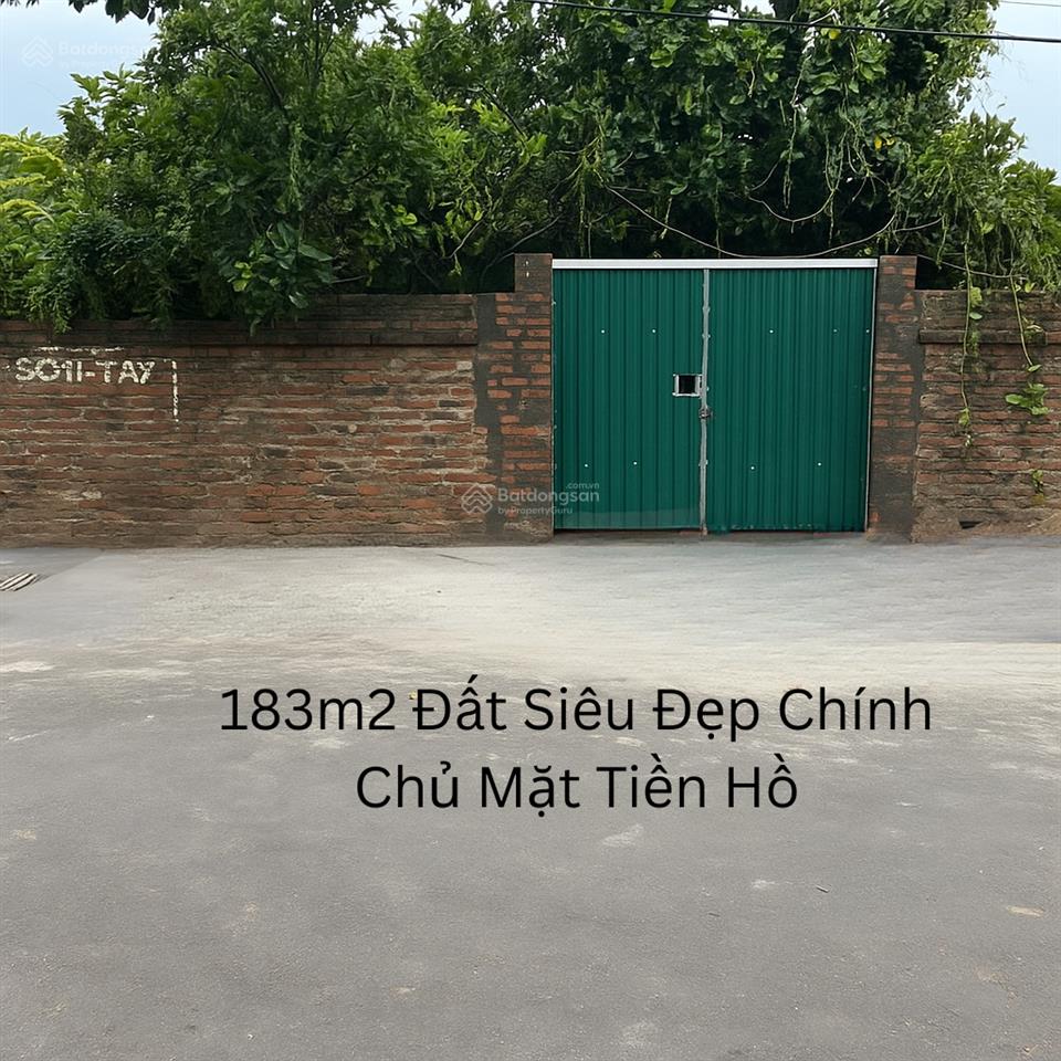 Hot 183m2 view hồ full thổ cư  cơ hội vàng gần siêu dự án metro số 5