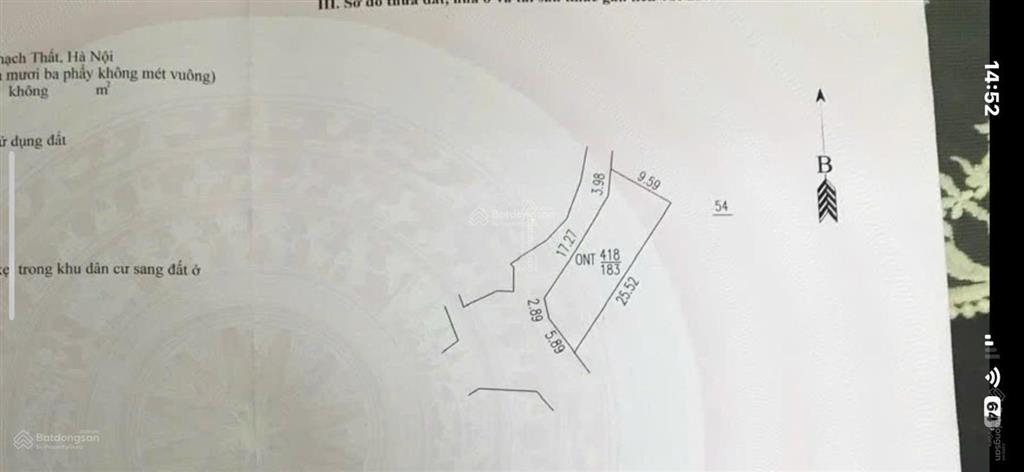 Hot 183m2 view hồ full thổ cư  cơ hội vàng gần siêu dự án metro số 5