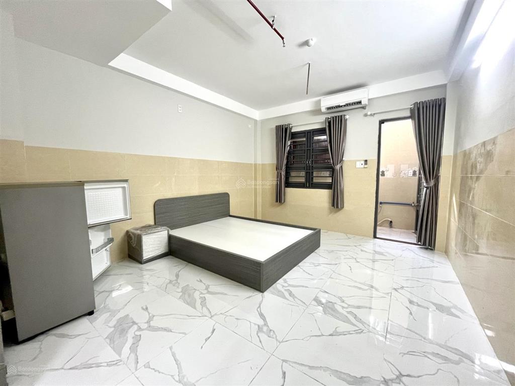 Cho thuê studio tách bếp mới xây
full nội thất,máy giặt riêngquận 12