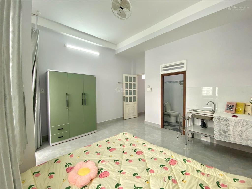 Cho thuê studio mới xây ban công riêng, full nội thất như hình, nguyễn văn săng