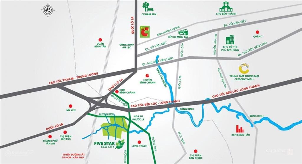 Bán đất nền dự án tại five star eco city, 4x triệu/m2, 110m2, sổ đỏ trao tay