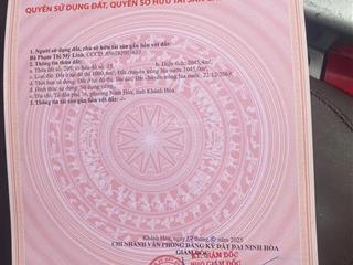 Cần bán hoăc cho thuê ba lo đất lớn đường 2/4 thị xã ninh hoà,khánh hoà