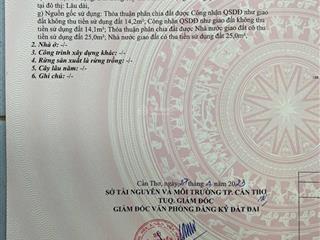 Đất thổ cư đẹp 78m2, hồ trung thành