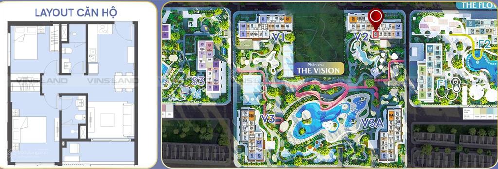 Căn 2pn góc 2 mặt thoáng  view đẹp, riêng tư, đón gió tự nhiên cực thoáng mát