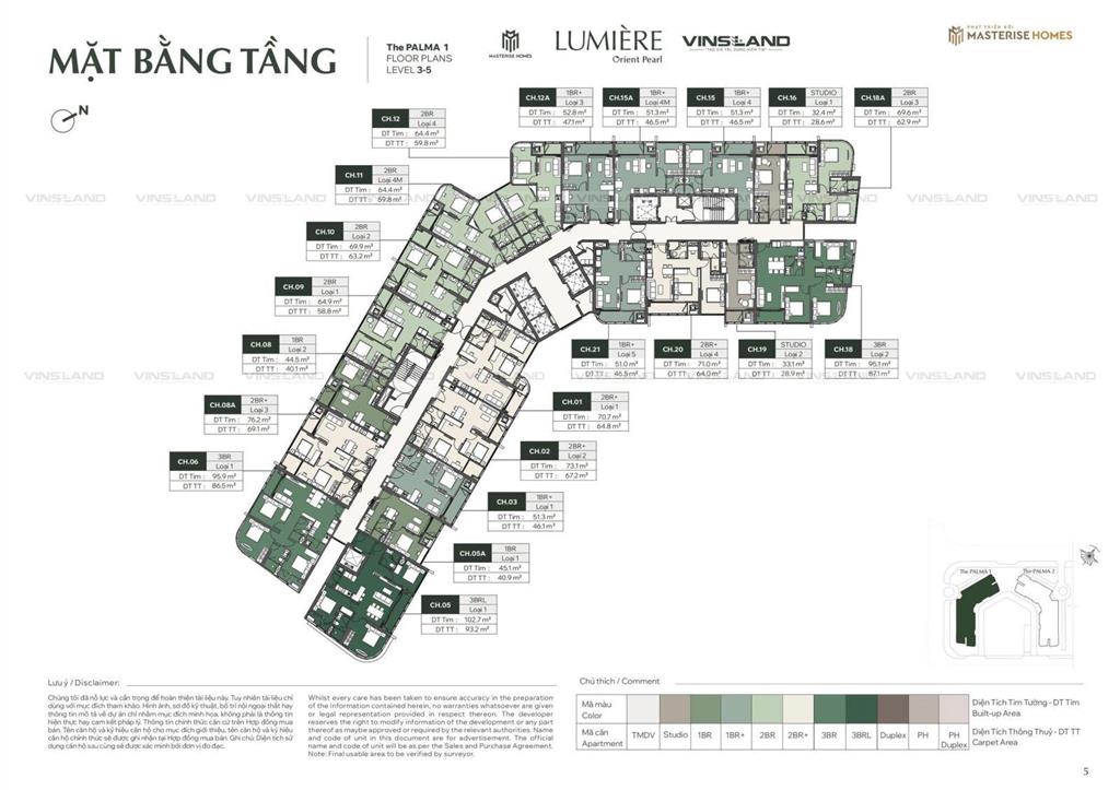 Lumière orient pearl | 3pn 87m² chỉ 9,985 tỷ đáng mua để ở