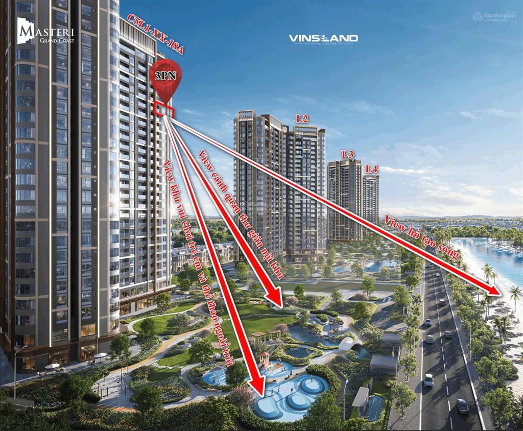 Căn đẹp nhất tòa l1 3pn 106m² view hồ tạo sóng | hoàng điệp 0929 468 ***