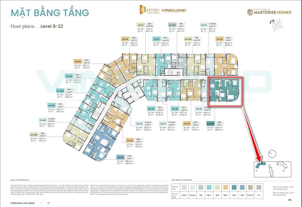 Căn đẹp nhất tòa l1 3pn 106m² view hồ tạo sóng | hoàng điệp 0929 468 ***