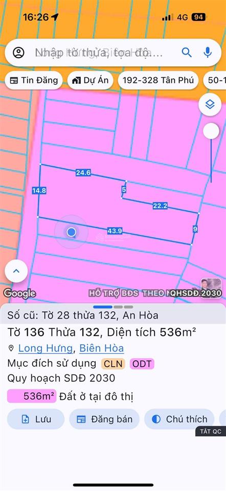 Ngân hàng chào bán nhà tại p. an hoà, tp. biên hoà, đồng nai