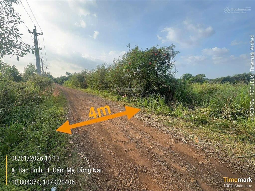 Ngân hàng chào bán  2100m2 đất tại bảo bình, cẩm mỹ, đồng nai  mặt tiền 28m.