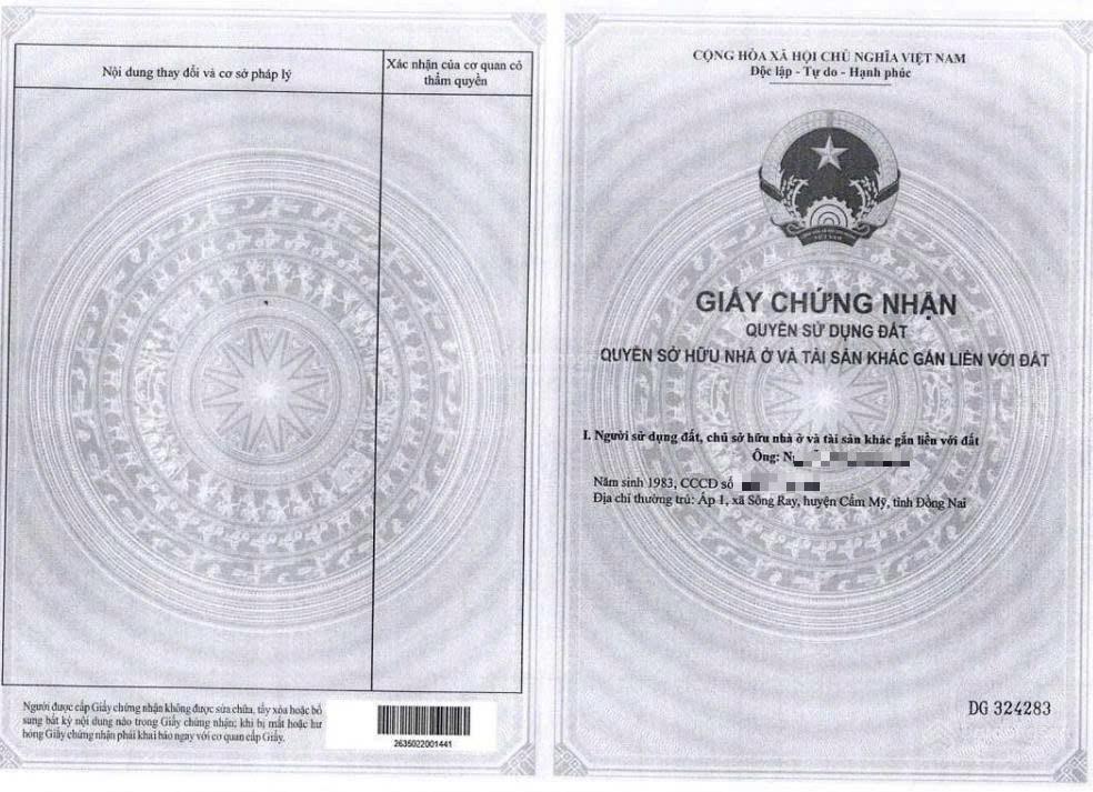 Ngân hàng chào bán  2100m2 đất tại bảo bình, cẩm mỹ, đồng nai  mặt tiền 28m.