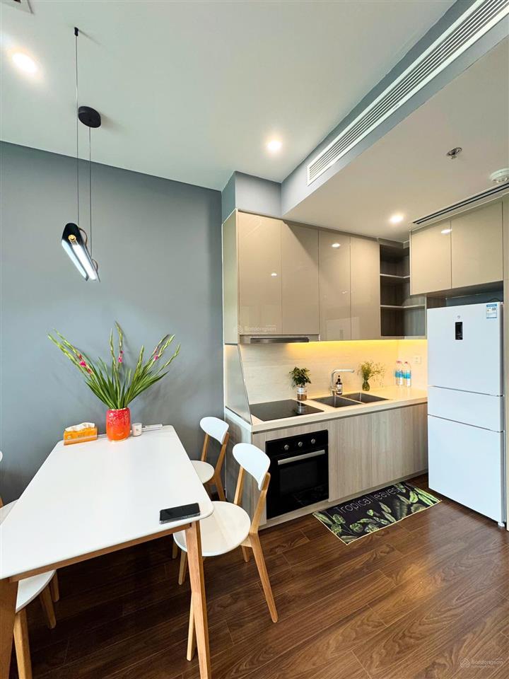 Cho thuê 1n+ 47m2 masteri west heights (view hồ) nhà full đồ view đẹp, ở lâu dài giá 9.5tr/th
