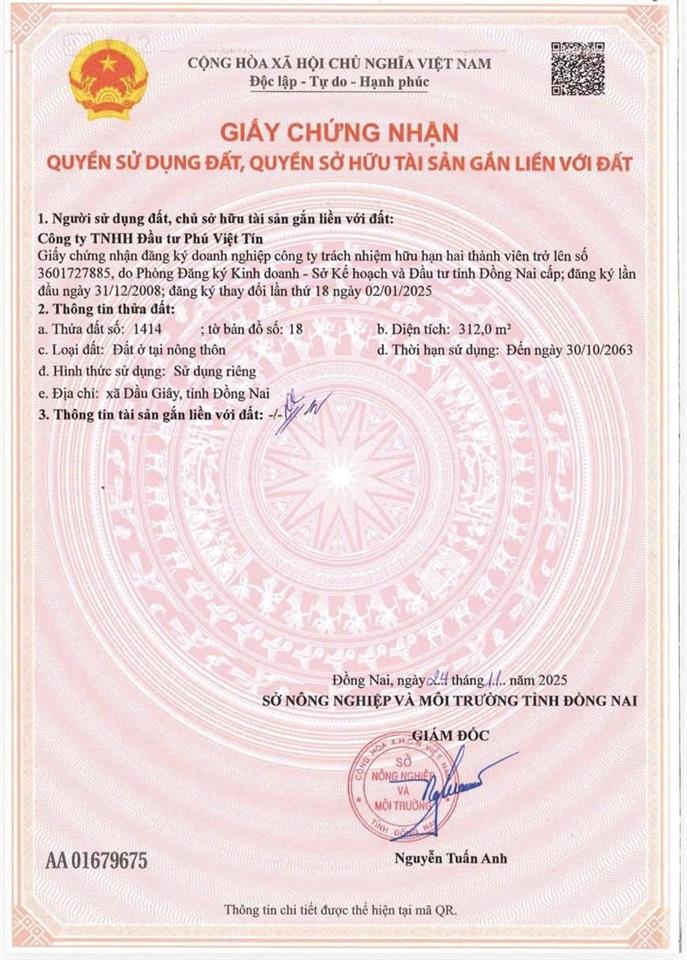 (suất ngoại giao) lô góc biệt thự đã có sổ tại the link city dầu giây