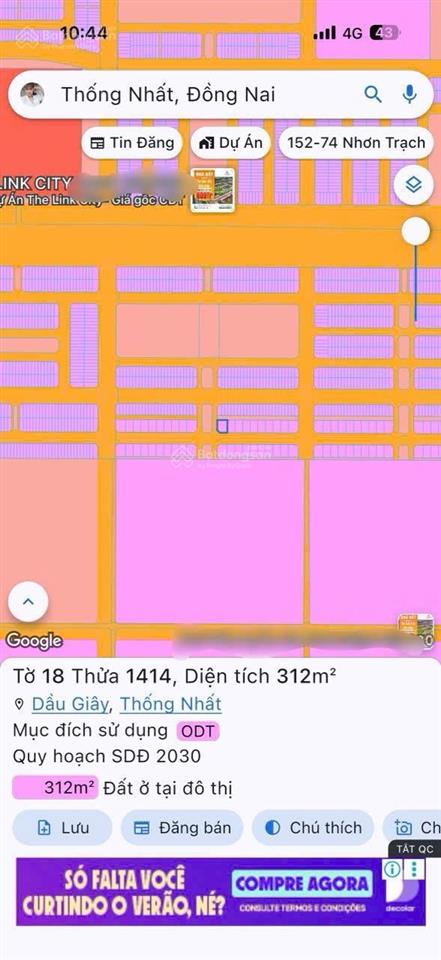 (suất ngoại giao) lô góc biệt thự đã có sổ tại the link city dầu giây