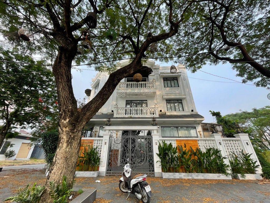 Quá khủng (267m2) ngang 17m căn góc 2 mặt tiền siêu biệt thự 4tầng lovera khang điền bình chánh.