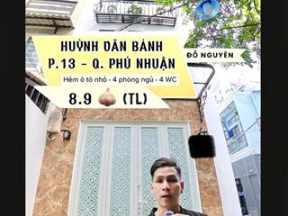 Nhà phú nhuận  huỳnh văn bánh  căn góc 2 mặt tiền  3 phòng ngủ  hẻm xe hơi  chỉ hơn 8 tỷ