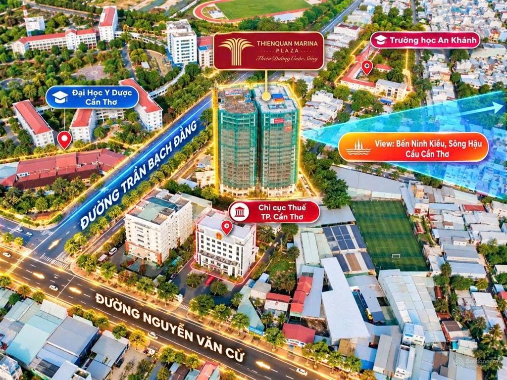 Bán căn góc 96,7m²  3pn  3tỷ350 thiên quân marina cần thơ