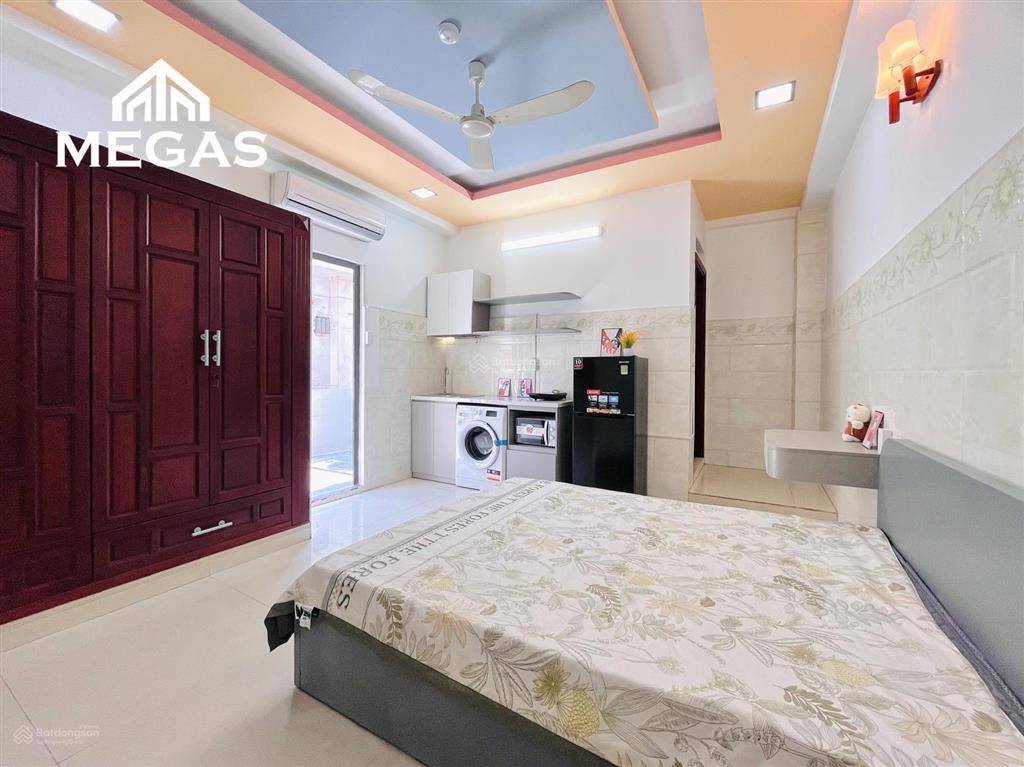 Cho thuê căn hộ mini  full nội thất ban công mới 100%  tiện nghi q6  vòng xoay phú lâm