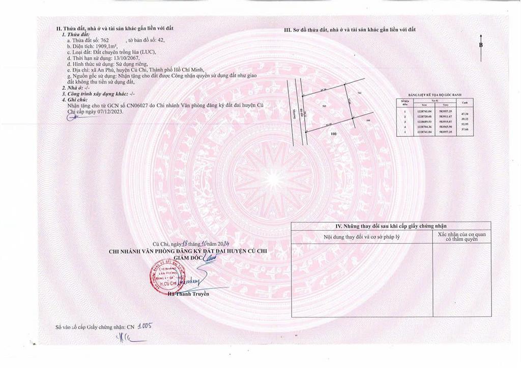 Bán đất lúa giá tốt cơ hội đầu tư sinh lời