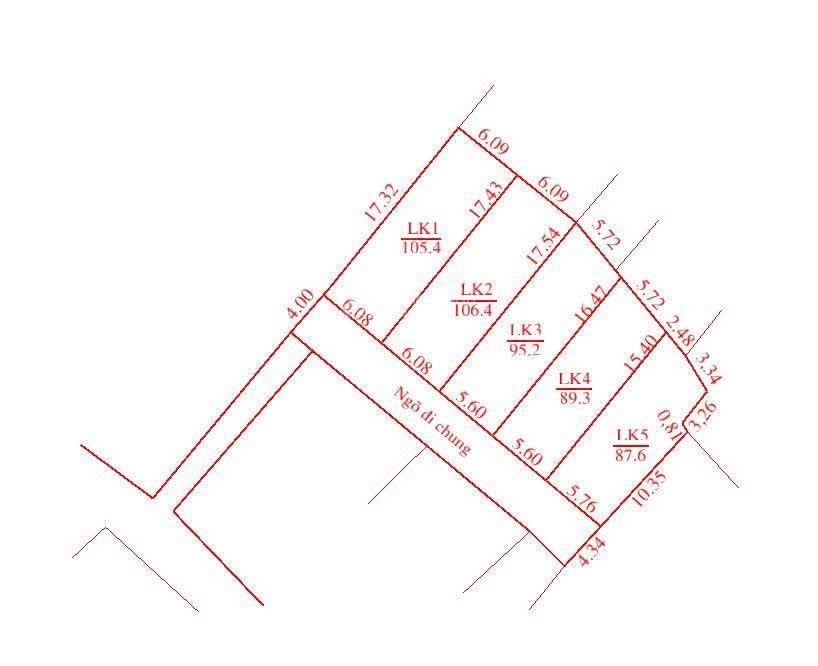 Bán đất tại xã hợp tiến, 1,25 tỷ, 106,8 m2, mặt tiền 6,08m