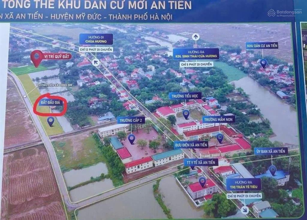 Bán đất đấu giá đẹp tại xã an tiến, 2,2 tỷ vnd, 100 m2, nhiều tiện ích, chính chủ