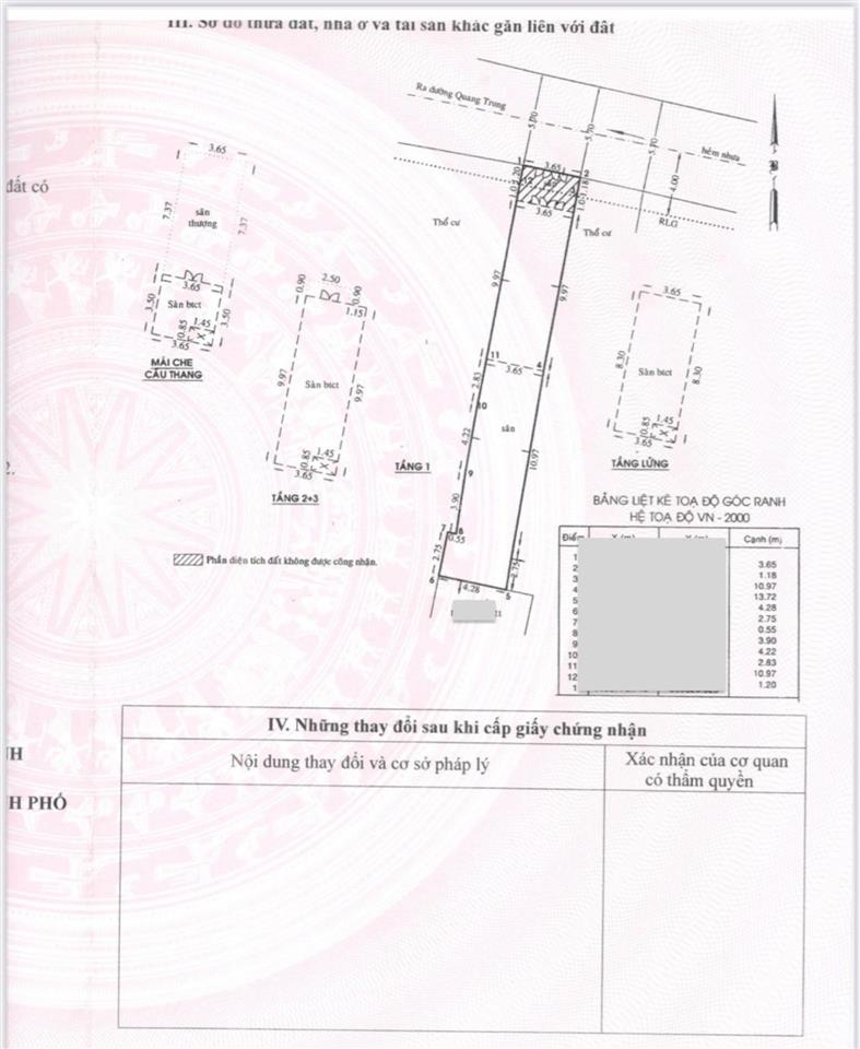 Nhà 5 tầng đường 8m thông kinh doanh vô đối ngay chợ hạnh thông tây