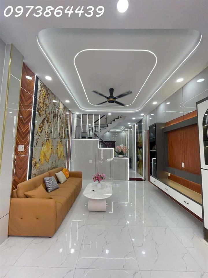 NHÀ ĐẸP 3 TẦNG –GIÁP LÂM THỊ HỐ – GẦN CITY HIỆP THÀNH - TẶNG FULL NỘI THẤT – 58M² – GIÁ