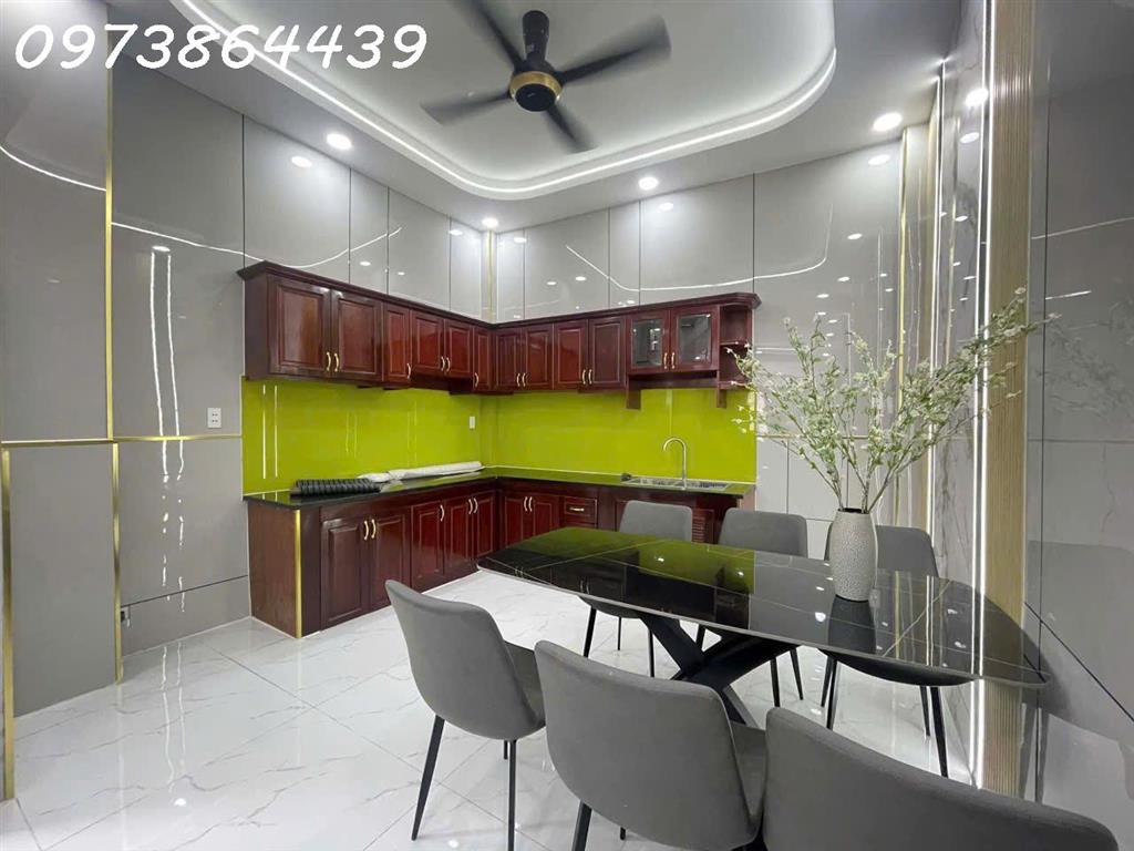 NHÀ ĐẸP 3 TẦNG –GIÁP LÂM THỊ HỐ – GẦN CITY HIỆP THÀNH - TẶNG FULL NỘI THẤT – 58M² – GIÁ