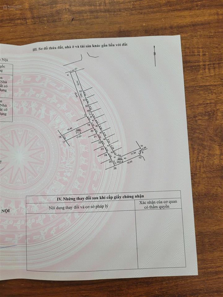 Bán đất ô tô đậu cửa, đường thắng trí, 2,2 tỷ, 71,3 m2, chính chủ