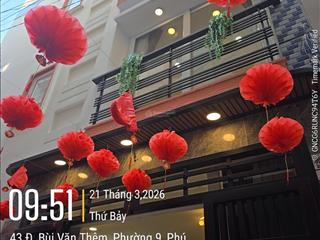 Giảm sốc hơn 1 tỷ  6.96bùi văn thêm phú nhuận (giáp tân bình) nhà báo hiếu ba mẹ