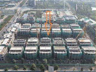 Biệt thự song lập a2.10  bt01 diện tích 212m2, xây 3 tầng + 1 tum