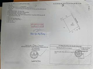 Bán đất thổ cư hơn 2582,3m2 mặt tiền xã thạnh đức, bến lức sổ hồng riêng, 60 m mặt tiền