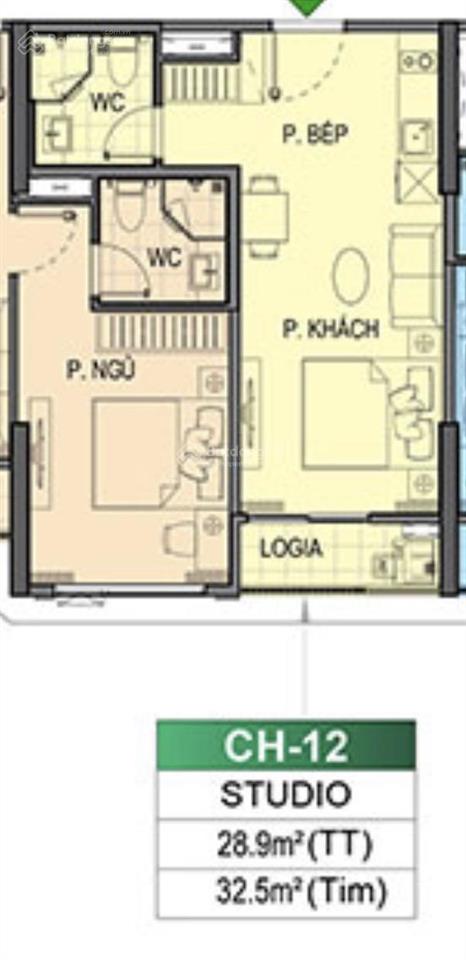 Bán ch 1pn, 29m2 tại the beverly  vinhomes ocean park, 2 tỷ, gia lâm, hà nội
