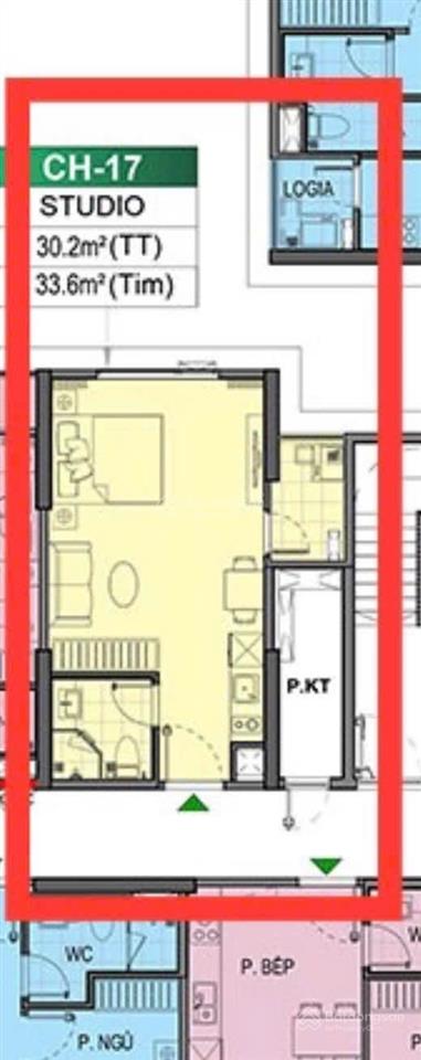 Bán ch 30m2, 1pn, 1wc tại the beverly  vinhomes ocean park, 1,92 tỷ, gia lâm, hà nội