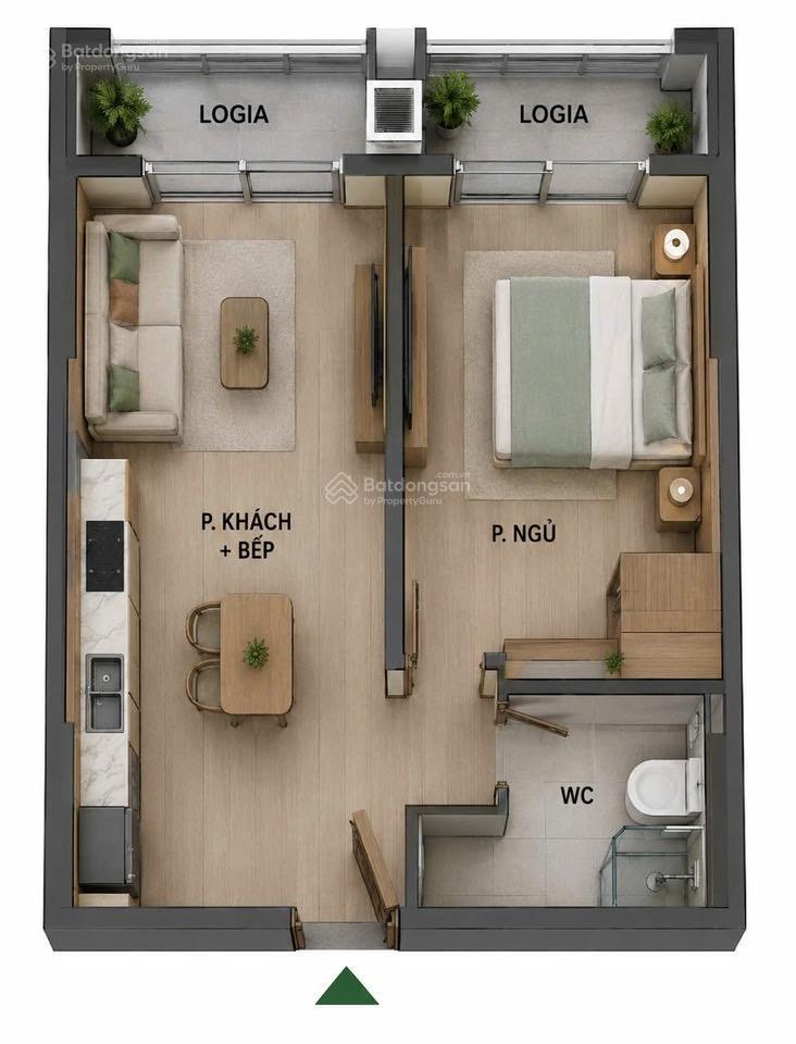 Bán cc đẹp xuất sắc tại the london  vinhomes ocean park, 2,69 tỷ, 43m2