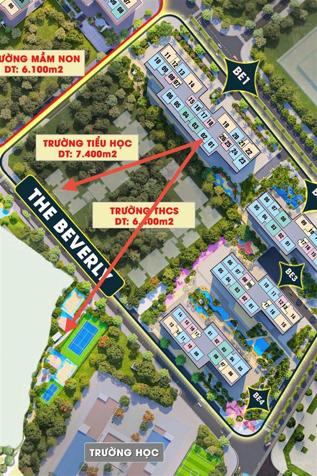 Căn hộ 2pn, 2wc, 64m2 tại the beverly  vinhomes ocean park, giá cực chất 3,35 tỷ