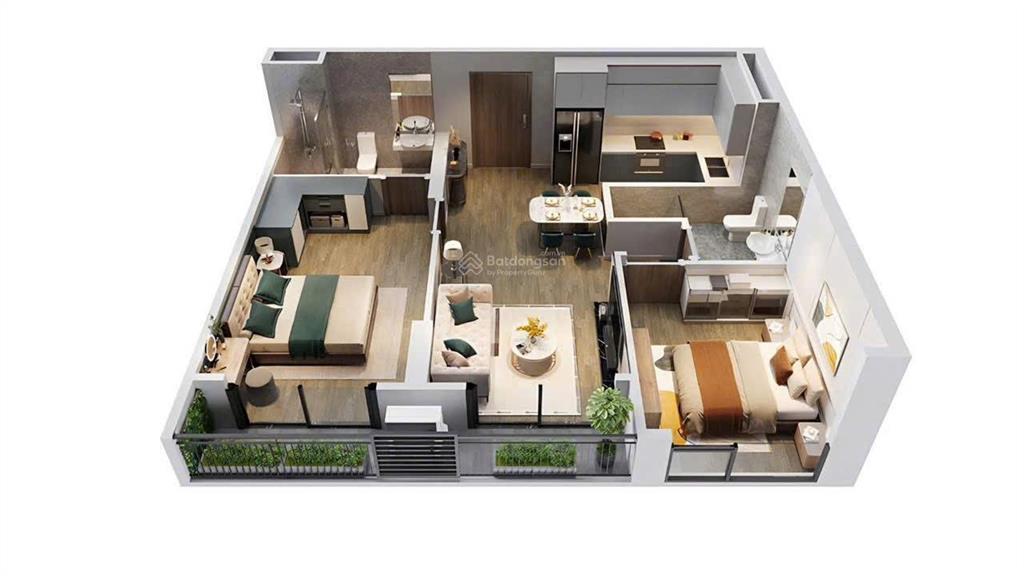 Căn hộ 2pn, 2wc, 64m2 tại the beverly  vinhomes ocean park, giá cực chất 3,35 tỷ