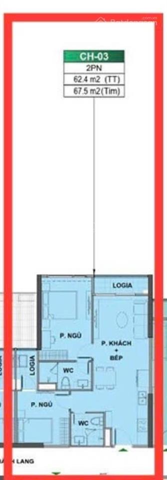 Bán cc 62,4m2 tại the london  vinhomes ocean park, 3,45 tỷ