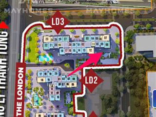 Bán cc 62,4m2 tại the london  vinhomes ocean park, 3,45 tỷ