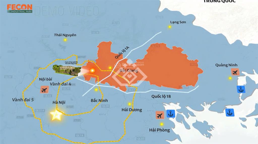 Bán nhanh 6000m2 đất ccn danh thắng  đoan bái, hiệp hòa, bắc giang. hạ tầng đẹp, pháp lý đầy đủ!