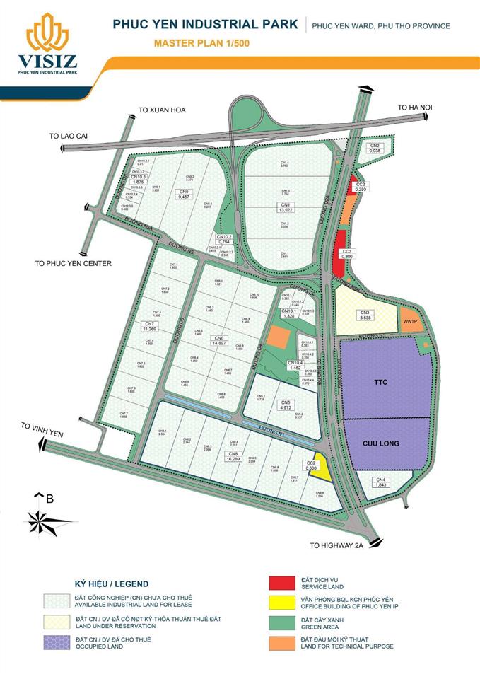 Bán nhanh 3.000m2 kcn phúc yên sát sb nội bài, trục hà nội lào cai | quỹ đất đẹp cho nhà máy