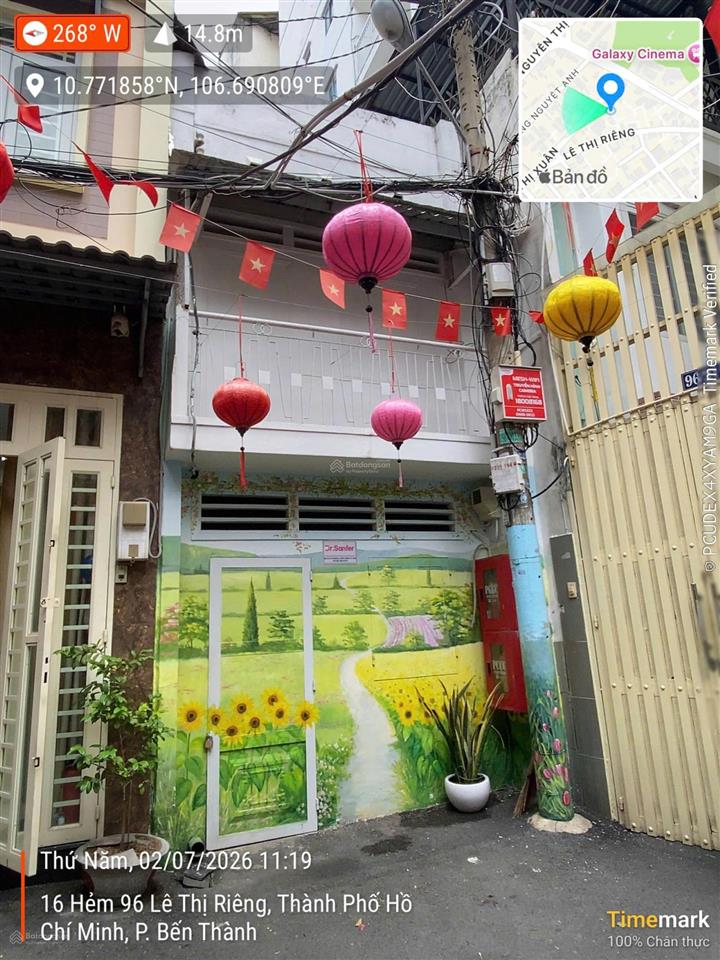 Chỉ 9.9 tỷ có ngay nhà bến thành q1 hẻm 8mcấp 4 tiện xây mớisổ sẵn cc ngay 0966 931 *** ms tâm