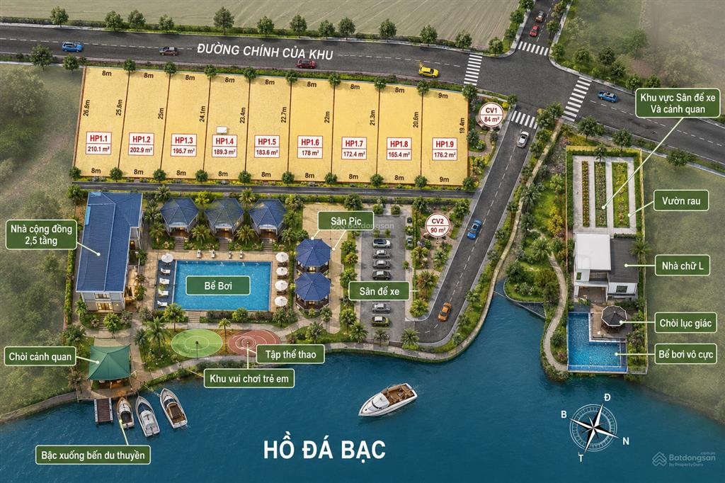 Sang nhượng hộ chủ đất lô đất nền view hồ đá bạc 120ha