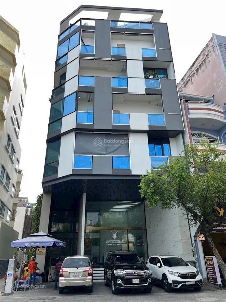 Bán toà nhà vp hoàng hoa thám p.6 quận bình thạnh. dt 350m2 hầm 7 tầng. hđt 500tr/th giá 220 tỷ