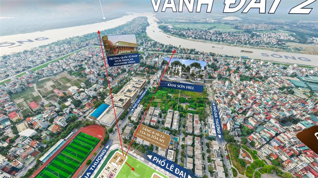 Cần bán gấp căn 3n  l 128,52m2 view tiện ích nội khu, sông đuống, sông hồng