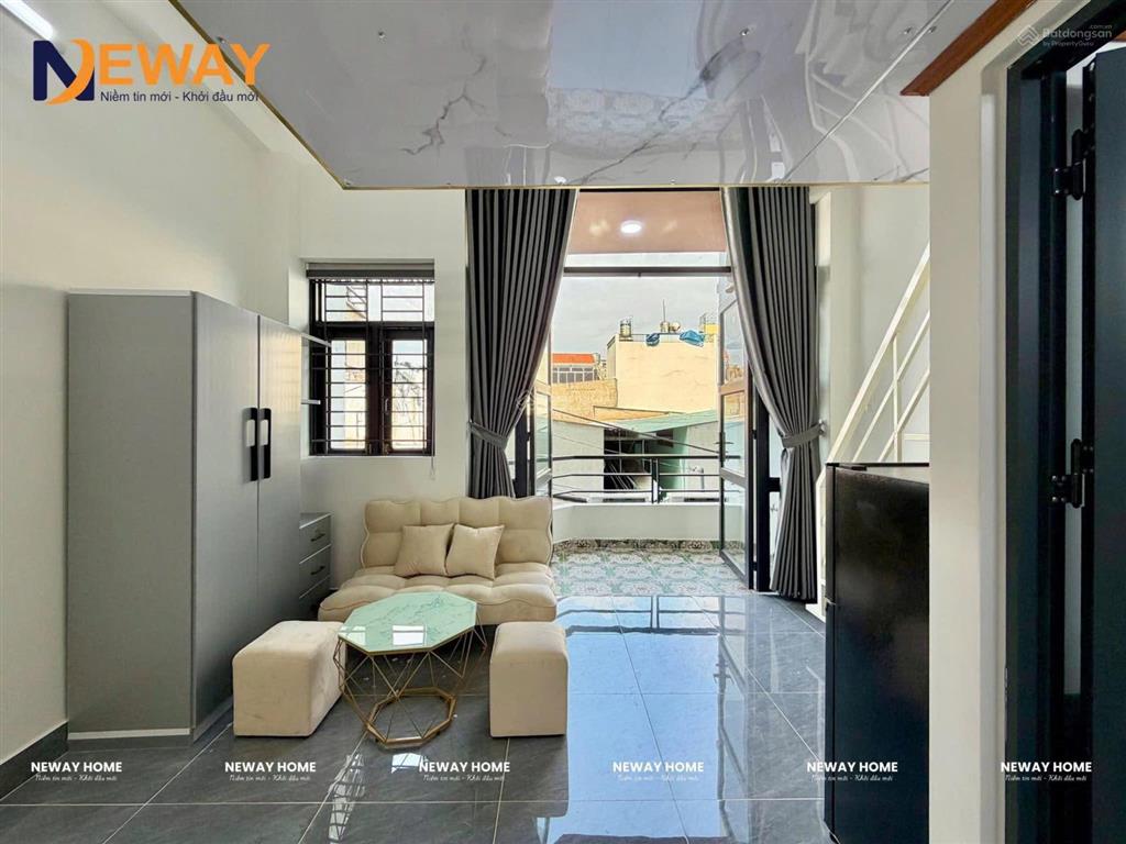 Cho thuê cc mini gác cao  35m2, 4,5 triệu tại nguyễn thái bình  ngã tư 7 hiền