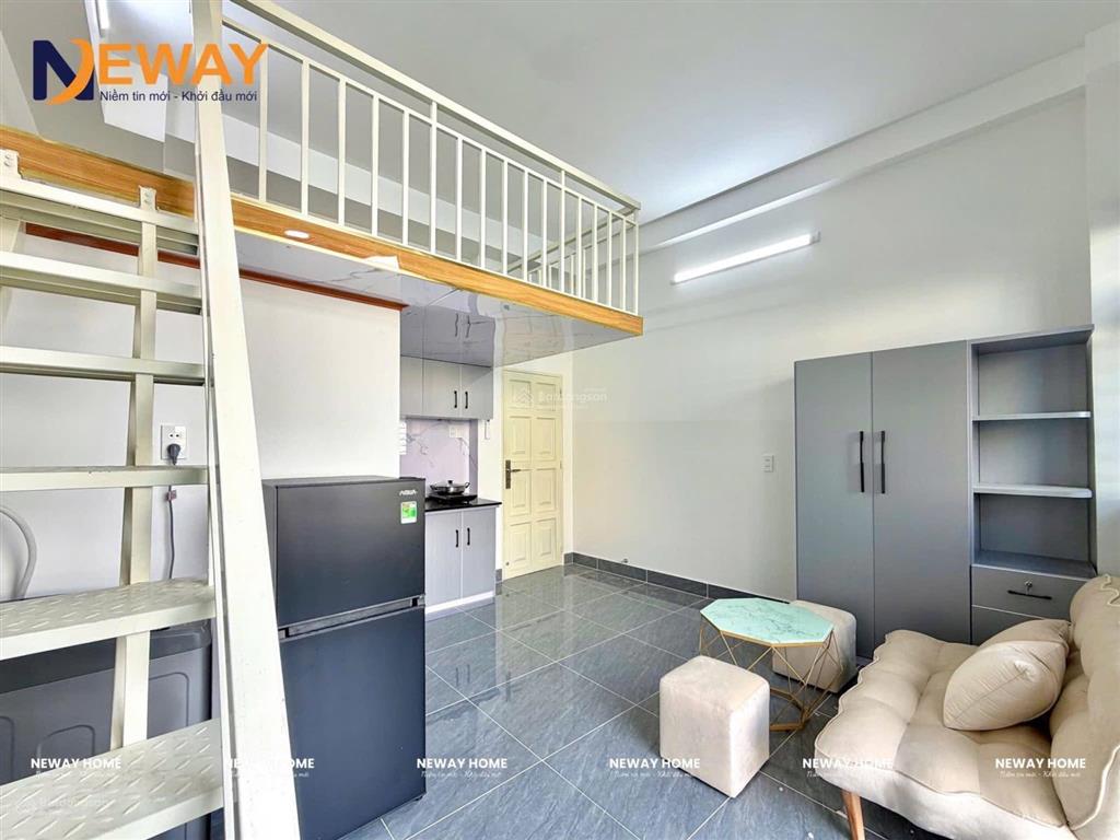 Cho thuê cc mini gác cao  35m2, 4,5 triệu tại nguyễn thái bình  ngã tư 7 hiền