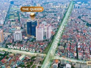 Trực tiếp cđt the queen 360 giải phóng  2pn hướng đông nam tầng cao rẻ nhất dự án  full nội thất