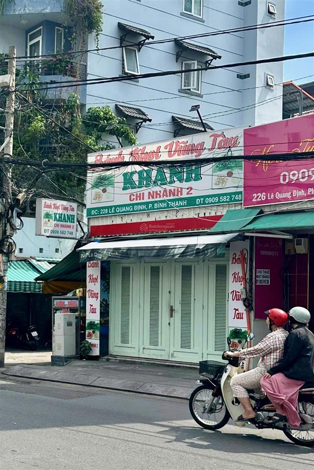 Bán nhà góc 2 mặt tiền lê quang định phường bình thạnh  vị trí kinh doanh đắc địa